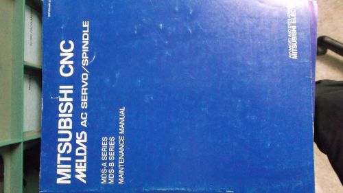 Mitsubishi BNP-B2046B*(ENG) ac servo/spindle MAINTENANCE MANUAL