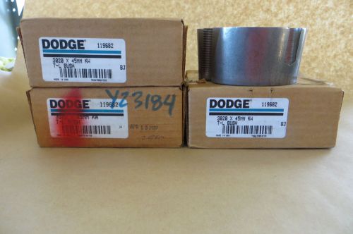 New lot of 4 taper-lock bushings dodge 119682 3020 x 45 mm kw for sale