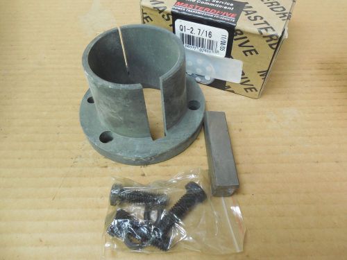 Masterdrive Split Tapered Bushing Q1 2-7/16 Q12716 2-7/16&#034; Keyed Bore New