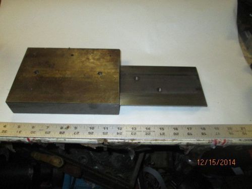 MACHINIST TOOLS LATHE MILL Heavy Dovetail Machinist Fixture Ground Hardened