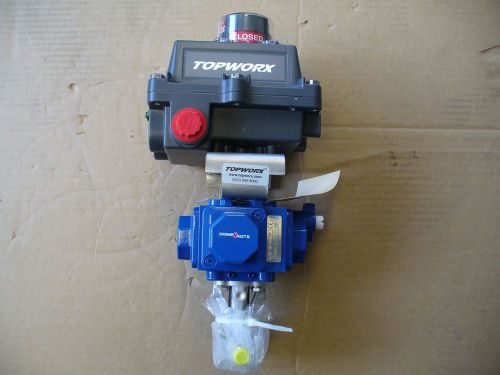 Habonim 1/2&#034; ball valve + actuator + topworx valvetop assembly for sale