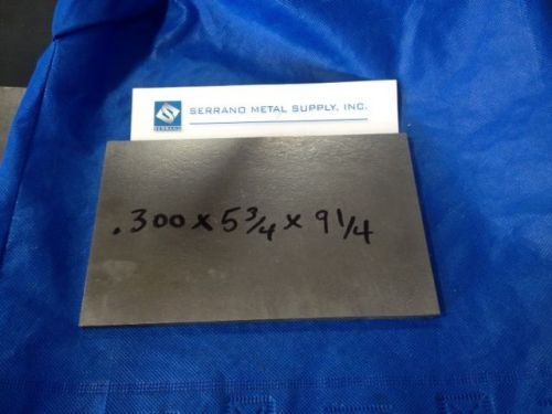 TITANIUM 6AL-4V Plate  .300 &#034;   X  5-3/4&#034;  x  9-1/4&#034;