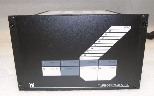 Leybold Turbotronik NT20 Turbomolecular Pump Controller - Warranty