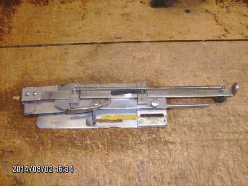 3&#034; to 8 1/2&#034; adjustable sewing machine hemmer / folder attachment