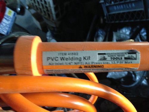 PVC welding kit harbor freight