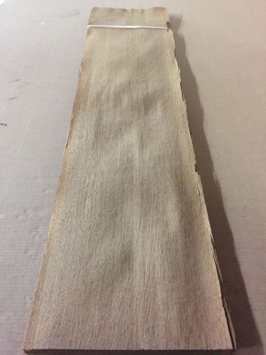 Wood Veneer English Brown Oak 11x48 16 Pieces Total Raw Veneer&#034;EXOTIC&#034;BO2 1-8-15