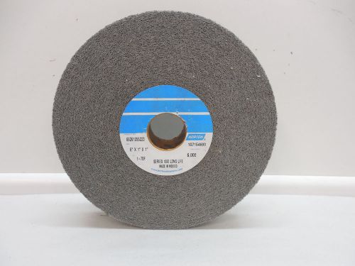 NORTON 6&#034; x 1&#034; x 1&#034; DEBURRING WHEEL 1-7 SF SERIES 100 NEW SANDING SUPPLY