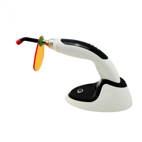 2015 Wireless Cordless LED Dental Curing Light Lamp1400MW BLACK Teeth Whitening