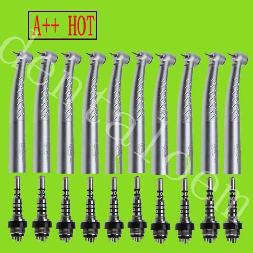 10*Kavo Style Dental Fiber Optic Air Turbine Handpiece Swivel w/ Coupler A++++