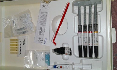 2 X Ivoclar Te Econom plus 4gram Syringes intro kit+Te-Econom Bond 5g !!!