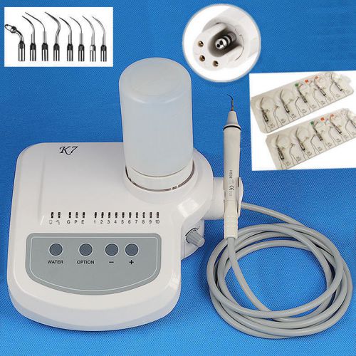 Ultrasonic dental piezo scaler &amp; liquid dosing 8*tips compatible ems woodpcker for sale