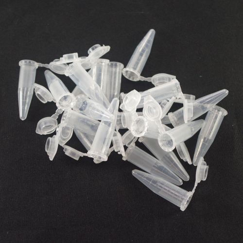 Plastic test tubes centrifuge tubes 1.5ml v-bottom free shipping x100 for sale