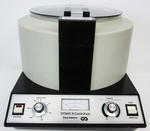 Clay Adams Dynac II 2 Centrifuge w/ 24-Place Rotor &amp; Shields Nice - Clean Unit !