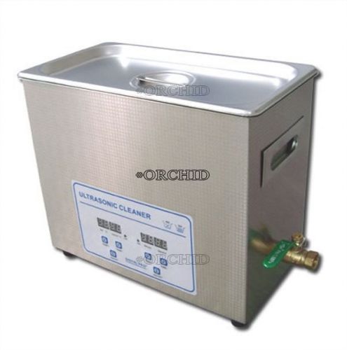 Tatoo jewelery 220v dental 150w digital ultrasonic cleaner watch heater 6.5l for sale