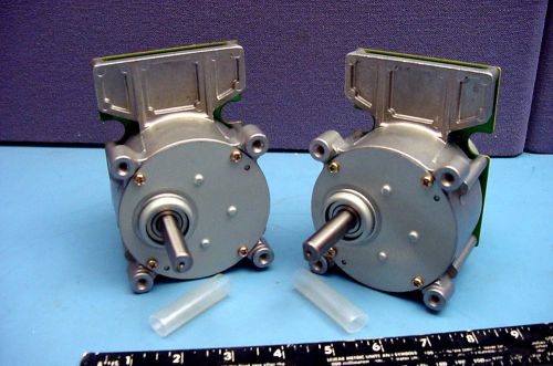 TWO NEW, UNUSED BRUSHLESS JAP. SERVO 24VDC MOTORS W/3-PHASE ON-BOARD DRIVER CHIP