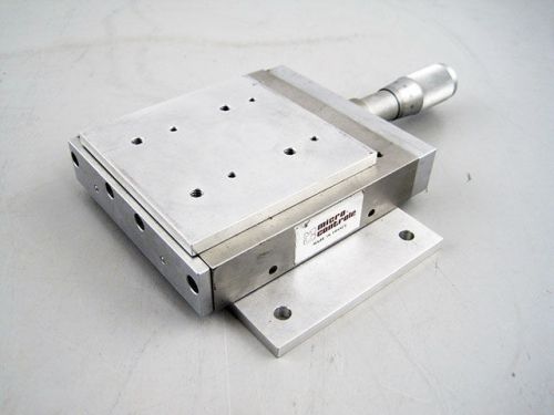 MICRO CONTROLE X PRECISION LINEAR STAGE 4.0&#034; x 4.0&#034;  4.7&#034; FULL MOTION ~ NEWPORT