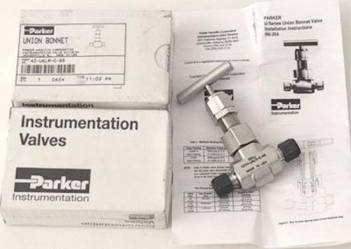 TWO PARKER UNION BONNET INSTRUMENTATION VALVES