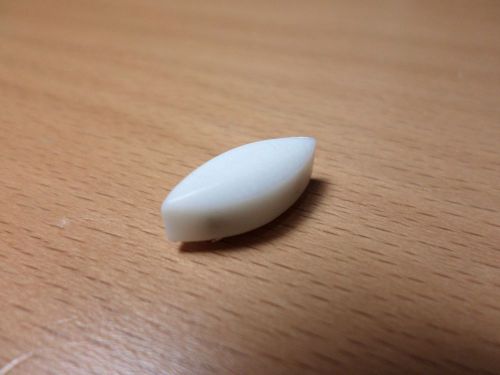 PTFE Teflon Magnetic Stirring Stir Bar Spinbar Elliptical Egg-Shaped 5/8&#034; x 1/4&#034;