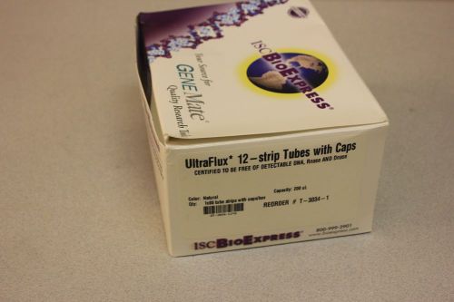 Bioexpress Genemate T-3034-1 12-Strip PCR Tubes and Caps, 0.2 mL, 80/Box