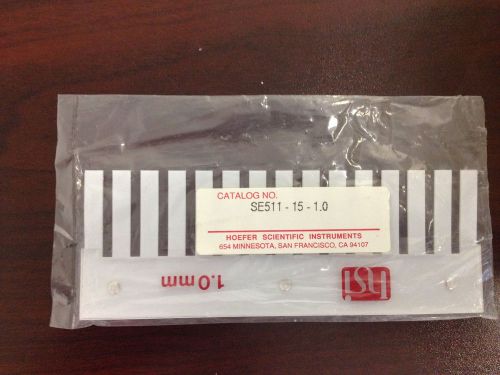 Hoefer Electrophoresis Comb SE511-15-1.5 New!