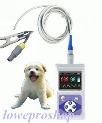 NEW CMS_60D Spo2 Monitor&amp; Pulse Oximeter With Vet Probe Veterinary CONTEC(new)
