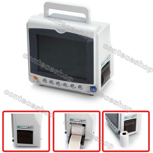 Ce vital signs patient monitor,printer,ecg,nibp,spo2,pr,icu/ccu patient monitor for sale