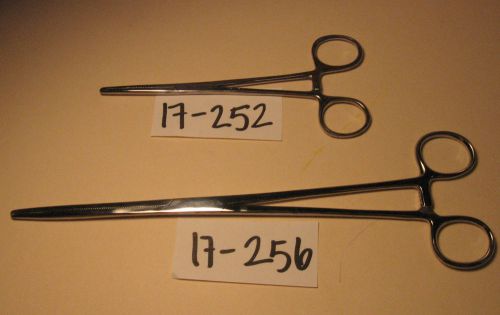 ROCHESTER PEAN HEMOSTAT FORCEP SET OF 2 (17-252,17-256) (P)