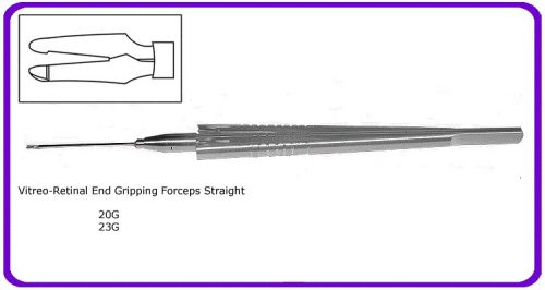 SS Vitreous 20 Gauge Vitrectomy End Gripping Forceps Ophthalmic Eye Scissors S.S