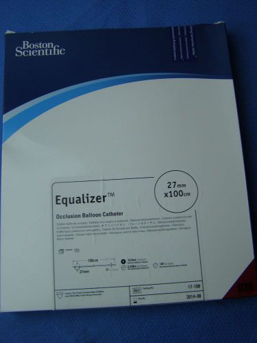 1-Boston Scientific Equalizer Balloon Cath 27mmx100cm Ref# 17-108