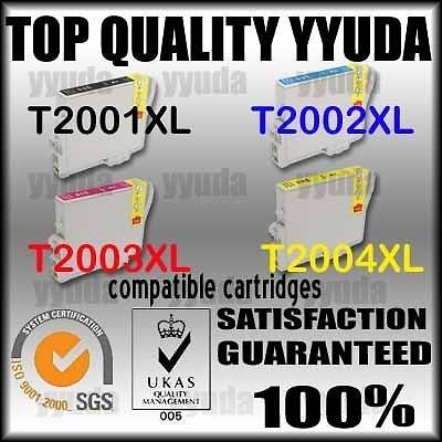 12x Ink Cartridge T200XL for Expression Home XP-100 XP-200 XP-300 XP-400 Printer