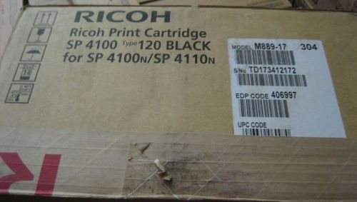 Ricoh Print Cartridge SP 4100 Type 120 Black for SP 4100N / SP 4110 N 406997