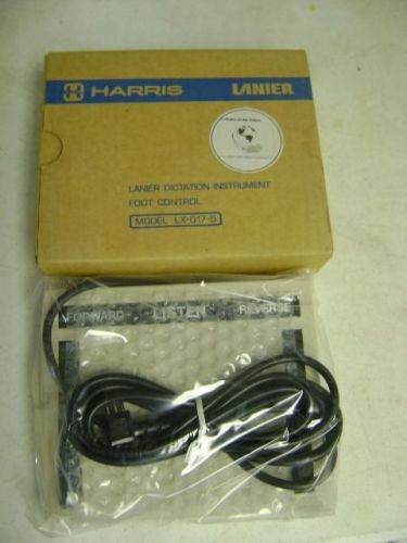 New harris lanier dictation foot control pedal lx-017-5 for sale
