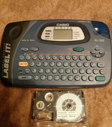 Portable Casio KL-100 EZ Label Printer