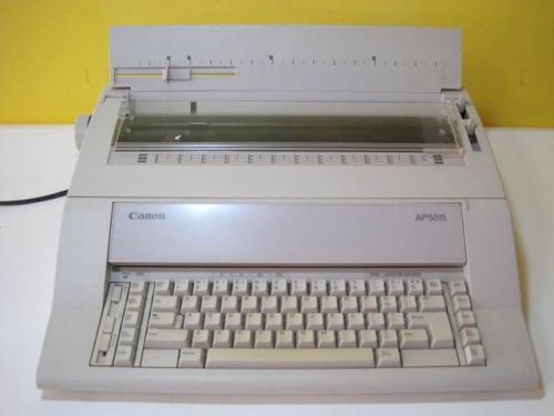 Canon AP5015 Electric Typewriter w/ cord AP-5015 Used