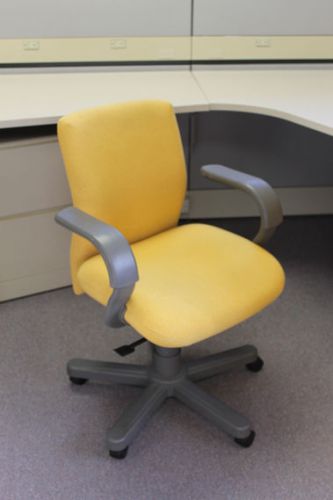 $750 knoll bulldog mediterranee yellow titanium cal 133 treated task chairs 1~6 for sale
