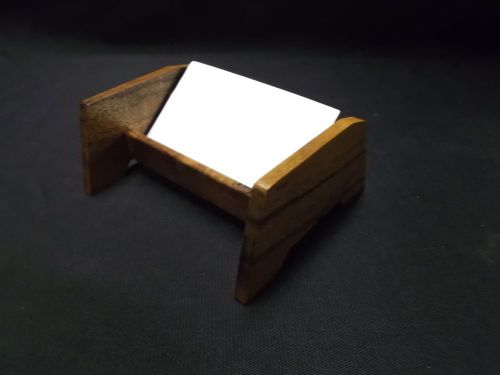 Curly Koa Business Card Holder