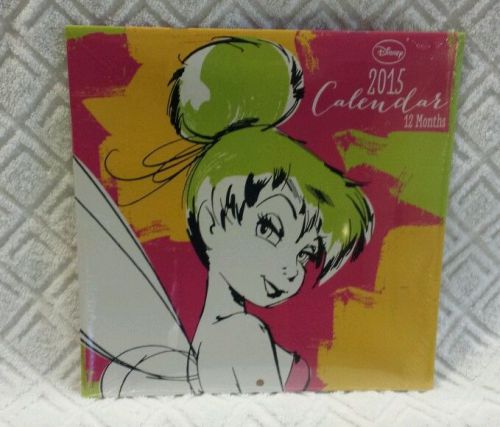 Tinkerbell 2015 Kids Wall Calendar 12 month 10x10 *SEALED*