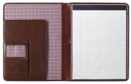 Johnston &amp; muprhy j&amp;m collection letter folio - dark brown for sale