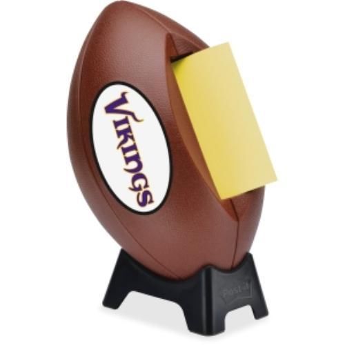 Post-it Popup Football Team Logo Note Dispenser - 3&#034; X 3&#034; - Holds 50 (fb330min)