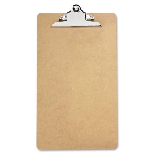 Business Source Clipboard - 9&#034; x 15.50&#034; - Hardboard - Brown - BSN28554