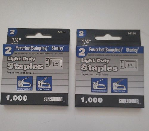 2000 - 1/4&#034; Staples for the Swingline #101- Vintage Swingline Staple Gun