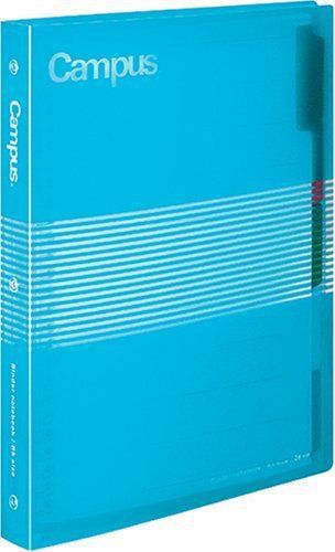 Kokuyo Campus Slide Binder B5 26 Rings Light Blue Color