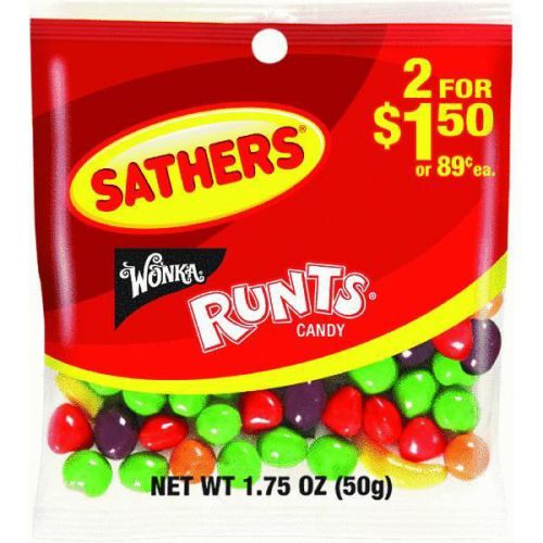 1.75oz Fruit Runts 10104 Pack of 12