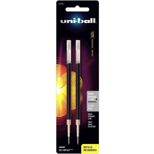 Uni-Ball Gel Impact Refill Black 1.0mm O/S (Uni-Ball 65808PP) - 1 Each