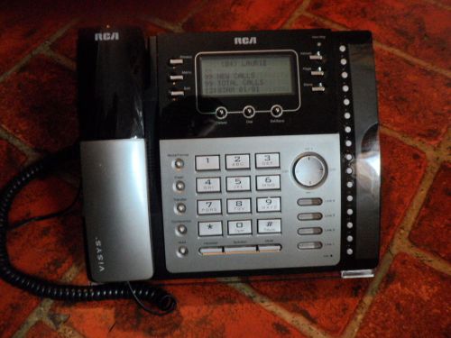 Rca   visys 25424re1-a  4  line business  phone telephone euc! for sale