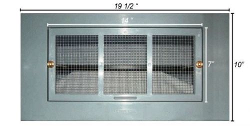 Ultra CSV Energy Efficient Crawlspace Vent Foundation Air Sealable Crawl Space