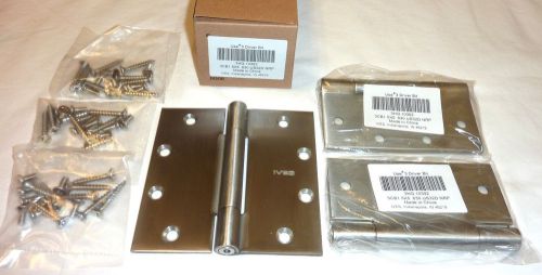 3 Ives 3CB1 5&#034; x 5&#034; 630/32D NRP Full Mortise Butt Door Hinge STAINLESS STEEL NEW