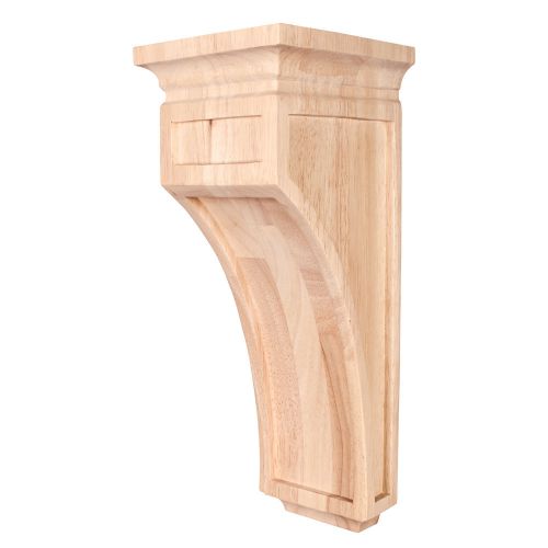 Mission Style Corbel 5&#034; x 6&#034; x 14&#034; Rubberwood