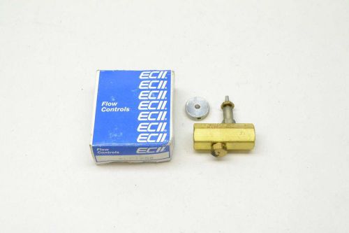 New ecii klf125b 1/8 in npt brass threaded needle valve d409133 for sale