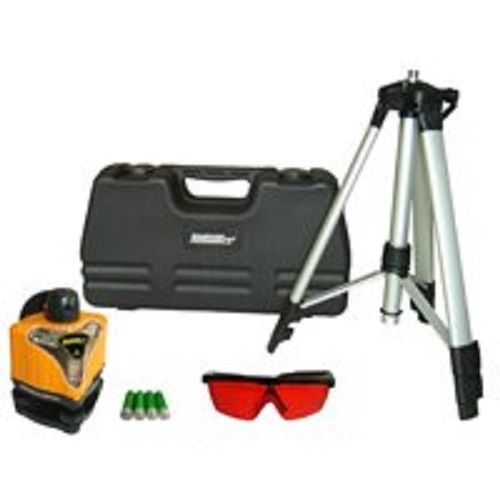 NEW JOHNSON 40-0918 MANUAL ROTARY LASER LEVEL KIT BRACKET TRIPOD GLASSES CASE